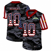 Nike Chargers 10 Herbert 2020 USA Camo Salute to Service Limited Jersey zhua,baseball caps,new era cap wholesale,wholesale hats